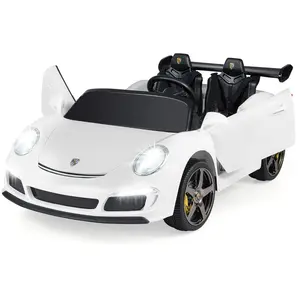 CostwayVoiture Électrique RUF Agréée Enfants Véhicule Électrique 12V a... pas cher