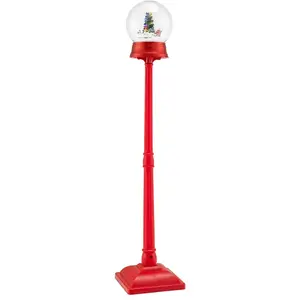 CostwayLampadaire de Noël Musical 150CM sur Pied avec 8 Mélodies Neige... pas cher