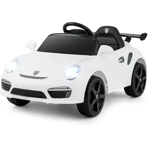 Costway12V Voiture Électrique Porsche sous Licence avec Télécommande M... pas cher