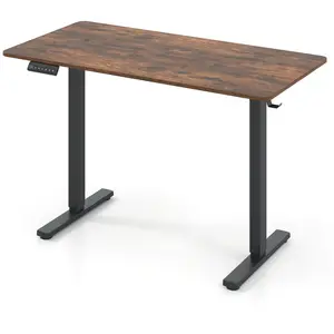 CostwayBureau Électrique Ergonomique Assis-debout Bureau Réglable en H... pas cher