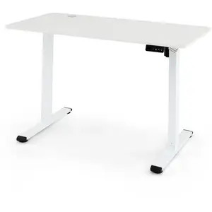 Costway120x60 CM Bureau Debout avec Hauteur Réglable Crochet pour Casq... pas cher