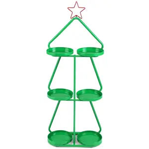 CostwaySupport pour Plantes de Noël Étagère d'Exposition à 3 Niveaux e... pas cher