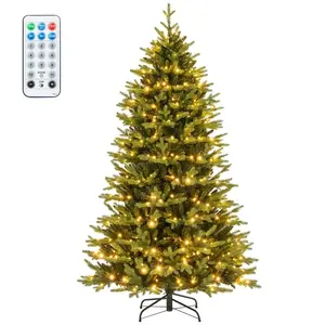 CostwaySapin de Noël Artificiel avec Pointes Branches Lumières LED 11 ... pas cher
