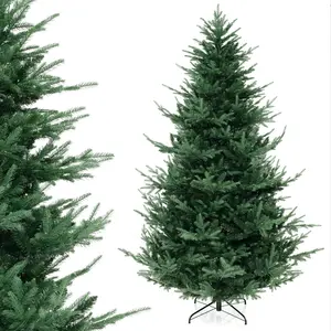 CostwaySapin de Noël Artificiel de 240 cm Faux Sapin de Noël à Charniè... pas cher