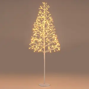 CostwayBouleau Illuminé de 1,5 m Branches Pré-illuminées avec 240 LED ... pas cher