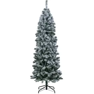 Costway180CM Sapin de Noël Pré-éclairé Arbre Articulé avec 533 Branche... pas cher