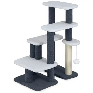 CostwayEscalier pour Chats Tour 2 en 1 pour Animaux de Compagnie avec ... pas cher