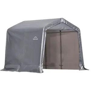 ABRI DE JARDIN SOUPLE GRIS SHELTER LOGIC      240 x 240 cm - 5.76M²Vendu parkaufland
