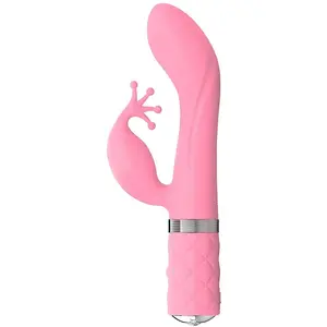 Pillow Talk - Kinky Vibromasseur "rabbit" et pour point G - Rose pas cher