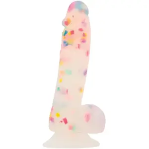 Addiction - Godemiché confetti Party Marty - 18 cm