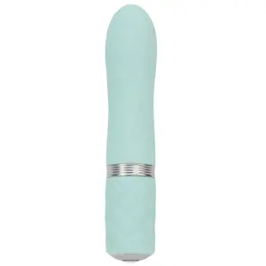 PILLOW TALK Mini-vibromasseur Flirty Vibe With Crystal Bleu foncéVendu parsexyavenue