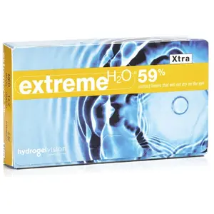 X-Cel Specialty Contacts Extreme H2O 59 % Xtra (6 lentilles)Vendu parlentiamo