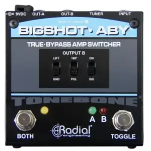 Comparateur de prix : Radial Tonebone Bigshot-ABY Switch Sélecteurs de Sortie Passive V.2 Autres effets et pédales