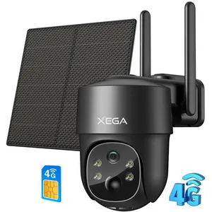 Comparateur de prix : Caméra de surveillance solaire XEGA 4G LTE 2K avec vision nocturne et ...