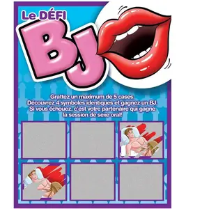 Ozzé Carte à Gratter Le Défi BJ pas cher