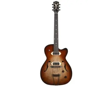 Godin 5th Avenue Thinline Vintage Burst HG Gold Foil