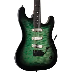 Godin Artisan ST-III Black Mint guitare électrique avec étuiVendu parbax-music