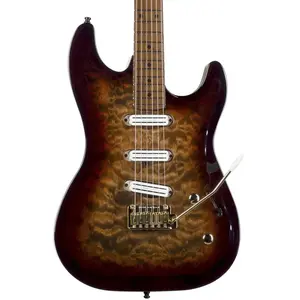 Godin Artisan ST-III Whiskeyburst MN guitare électrique avec étui