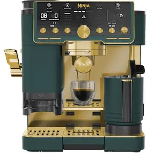 Machine à café semi-automatique avec broyeur conique intégré Ninja Lux... pas cher