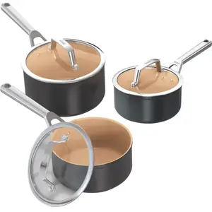 Batterie de 3 casseroles en céramique Ninja Extended Life | CW93003EUI...