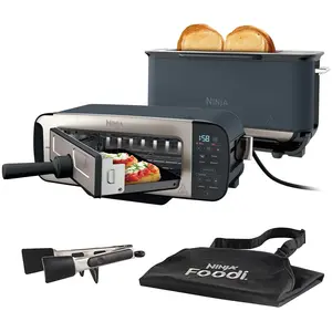 Grille-pain gril et presse à panini Ninja Foodi Bleu nuit ST200EUCYD pas cher