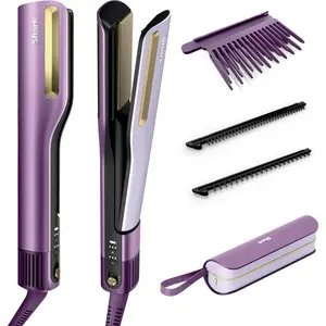 Shark SilkiPro Straight Lisseur + Sèche-cheveux tout-en-un avec étui d...