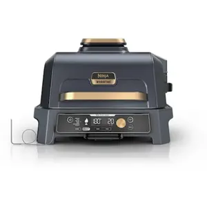 Barbecue électrique et fumoir Ninja Woodfire Pro Connect XL avec houss...