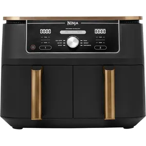 Ninja Foodi MAX Dual Zone Air Fryer, 2 Tiroirs, 9,5L, 6-en-1, Sans Hui... pas cher