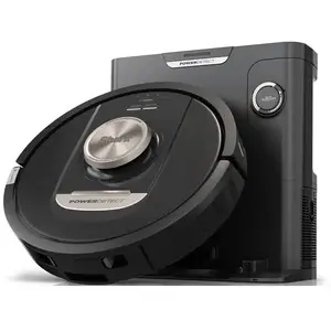 Sharkclean powerdetect robot aspirateur 0,23 l sans sac noir, argent pas cher