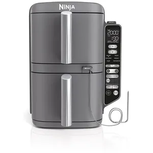 Comparateur de prix : Air Fryer avec Thermosonde Ninja Double Stack XL SL451EU 9,5 L Gris