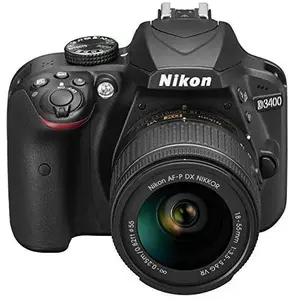Reflex D3400 - Noir + Nikon Nikon AF-P DX Nikkor 18-55 mm f/3.5-5.6G V... pas cher