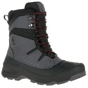Kamik - Bottes d'hiver - Iceland Charcoal pour Homme en Cuir - Taille 44 - Gris
