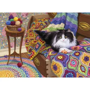 Cobble Hill Chat Confortable - Random Cut pas cher