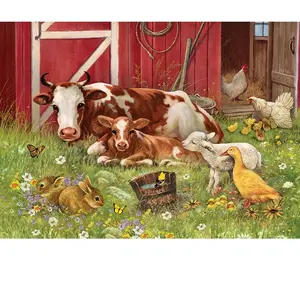 Pièces XXL - Barnyard Babies 350 Pièces Cobble Hill pas cher