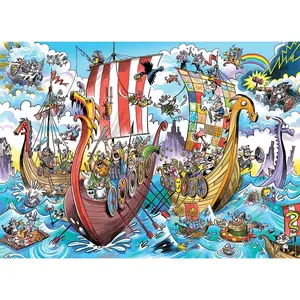DoodleTown : Voyage Viking 1000 Pièces  Cobble Hill