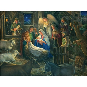 Pièces XXL - Away in a Manger 500 Pièces Cobble Hill pas cher
