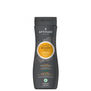 Attitude - Shampoing sport & gel douche Super leaves 473 ml - Attitude