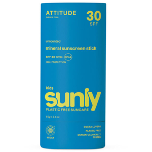 Attitude Sunly Enfants Bâton Solaire Minéral FPS 30 | 60 g pas cher