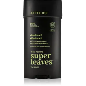 Attitude Super Leaves Men Deodorant déodorant pour homme Matcha & Berg...