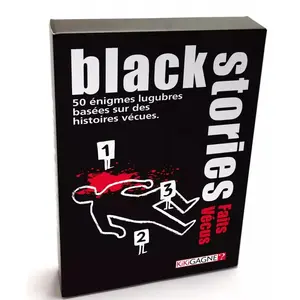 Iello Jeu d'ambiance Black Stories Faits Vécus pas cher