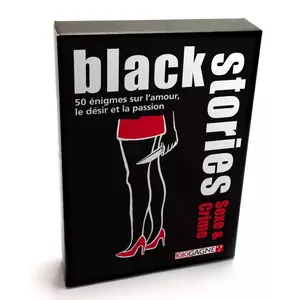 Iello Jeu de société Black Stories - Sexe & Crime  - KIKIGAGNE Jeu de société  - KIKIBS08F  pas cher