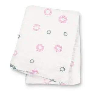 Comparateur de prix : ELEMENTS FOR KIDS Lange Mousseline - Cercles Roses