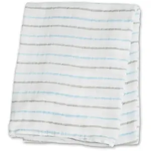 ELEMENTS FOR KIDS Lange Mousseline - Rayures Bleues pas cher