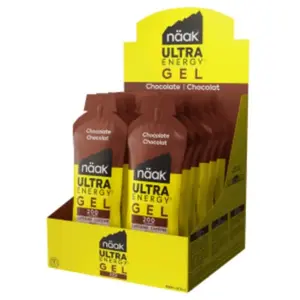 Comparateur de prix : Naak - Gel énergétique - Gel Ultra Energy - Chocolat 12 x 57g