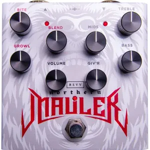 Comparateur de prix : Revv Northern Mauler Glenn Fricker Signature pédale de distorsion 2-en1