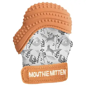 Mitaine de dentition MARRON Malarkey kids pas cher