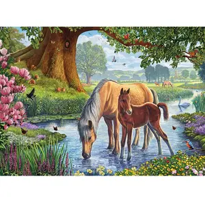 Puzzle Eurographics - Steve Crisp : Les Poneys Fell, 1000 pièces pas cher