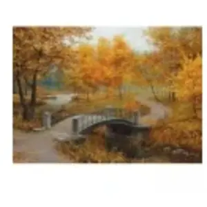 EuroGraphics Puzzle - Eugeny Lushpin : Automne dans un vieux parc, 1000 pièces