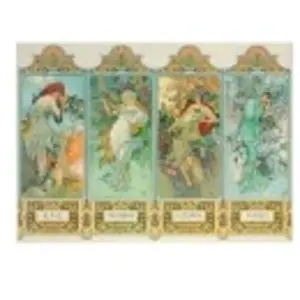 EuroGraphics Puzzle 1000 pièces : Alphonse Maria Mucha : Les 4 saisons pas cher