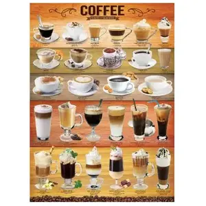 Comparateur de prix : EuroGraphics- Coffee Puzzle, 6000-0589, Coloris Assortis, 48 x 68 cm